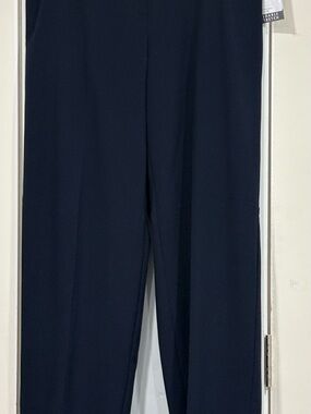 Emma James Navy Straight-Leg Pants
